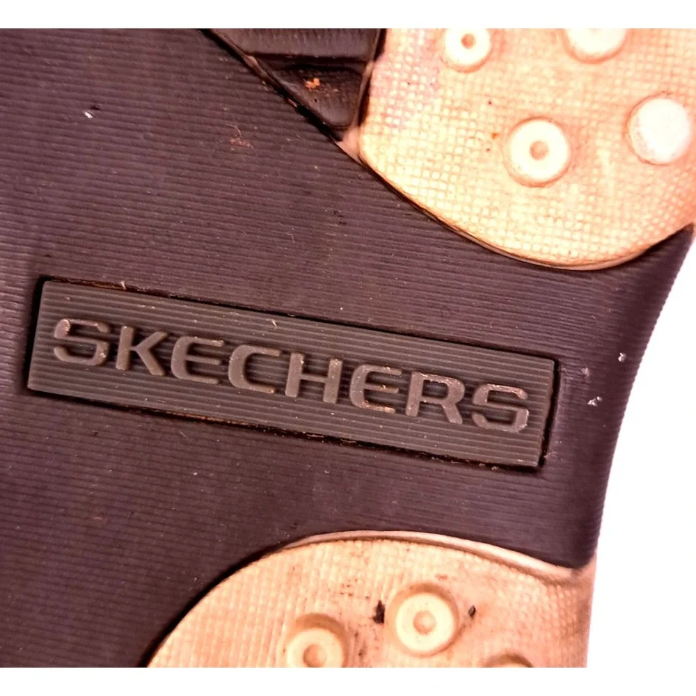 Skechers Gray Suede Men's 7 Mesh Lace Up‎ Comfort Casual Shoes